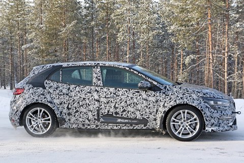 Renault Megane RS testing