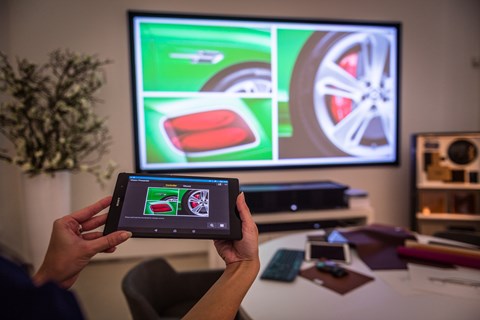 Sony Xperia tablets are used by Bentley customers