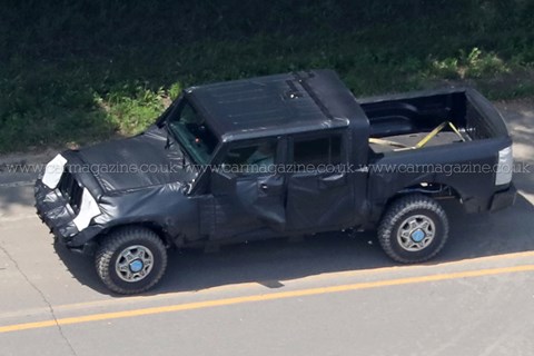 2018 Jeep Wrangler pick-up spy shots