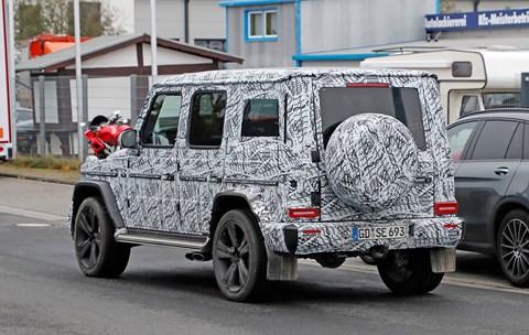 Next-gen G-class spy shots