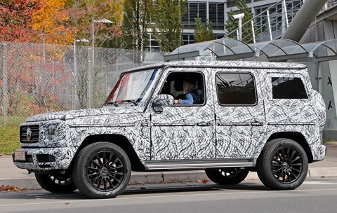 Next-gen G-class spy shots