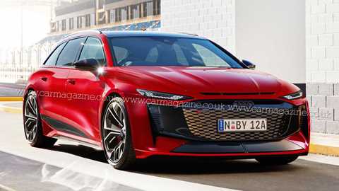 CAR's vision of the Audi RS6 e-Tron Avant, illustrated by Andrei Avarvarii