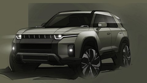SsangYong Torres SUV sketch front