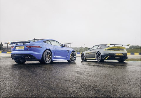 Blood brothers: Jaguar F-type SVR vs Aston Martin Vantage GT8