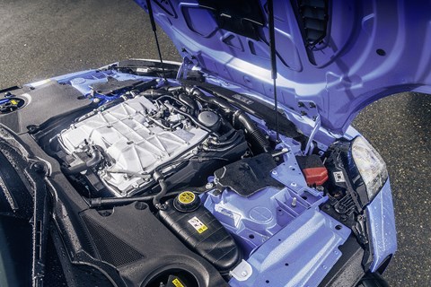 Jaguar F-type SVR engine