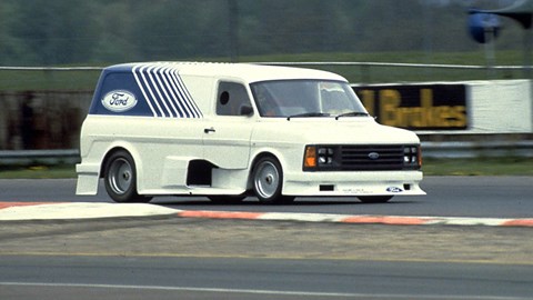 Ford SuperVan 2 on racing circuit