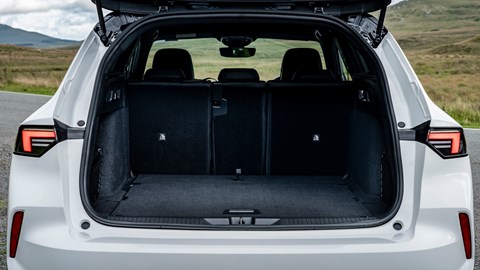 Vauxhall Astra Sports Tourer review - boot space with rear seats up