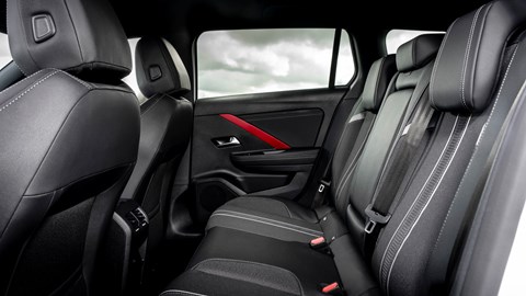 Vauxhall Astra Sports Tourer review - rear seats