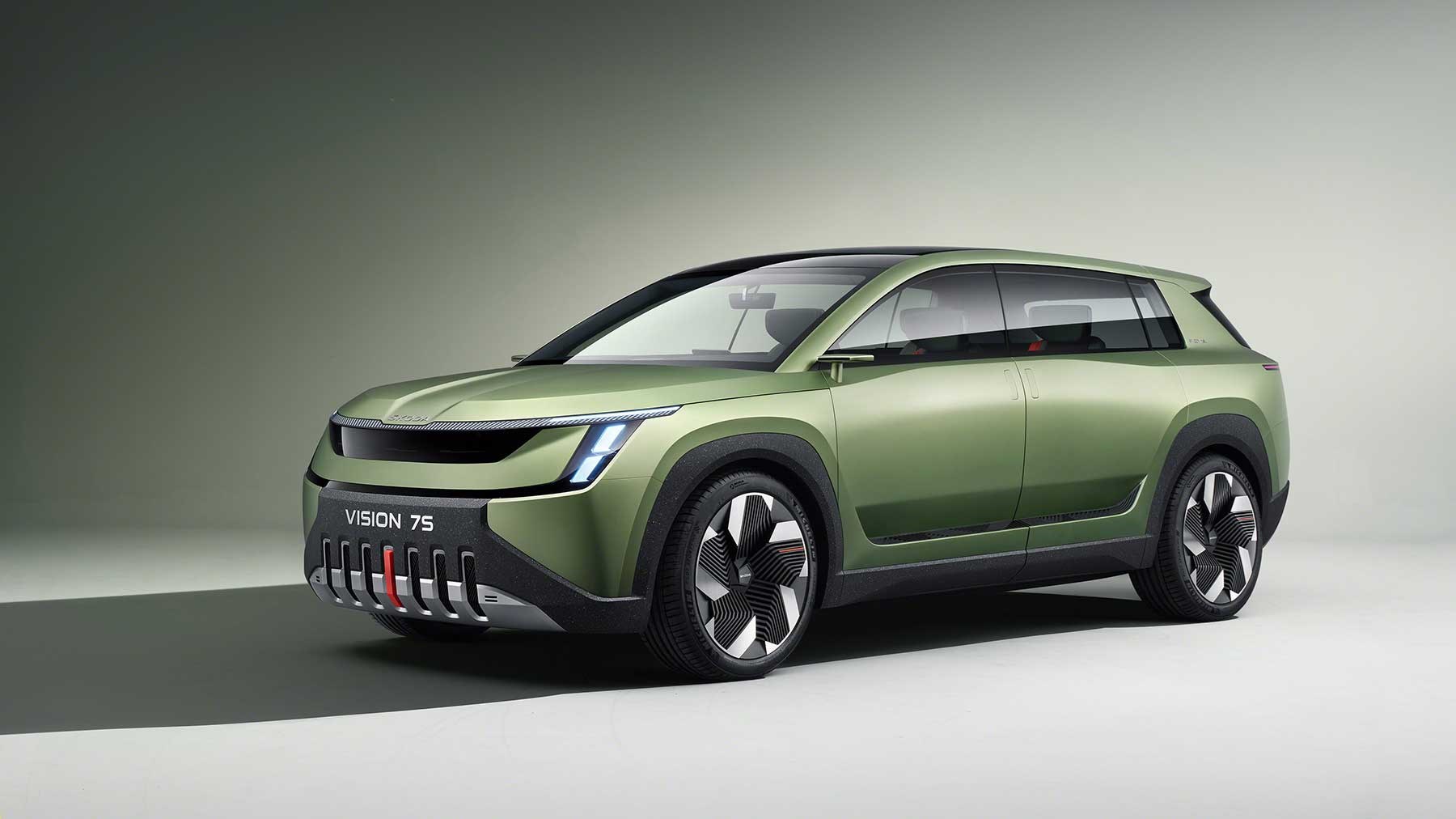 Skoda Vision 7S concept car unveiled: the Czechs' new face
