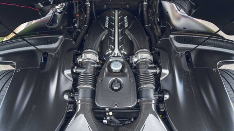 Ferrari Daytona SP3's V12 displaces 6496cc and puts out 829bhp