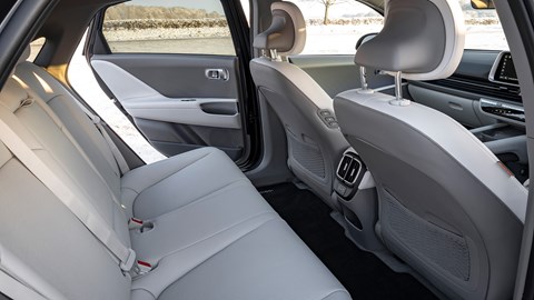 Hyundai Ioniq 6 rear seats very roomy