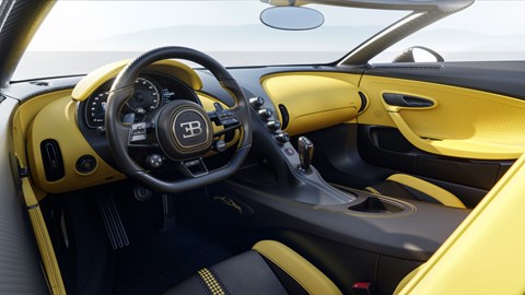Bugatti Mistral - interior