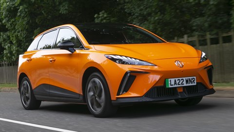 MG 4 EV - front three quarter