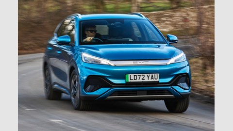 BYD Atto 3 front cornering