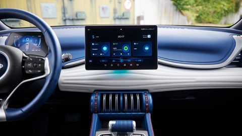 BYD Atto 3 infotainment system landscape mode
