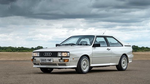 Later cars had one-piece headlights