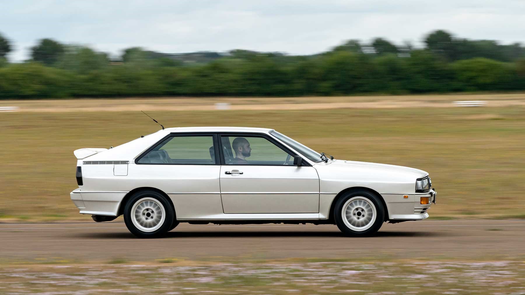 This car is a 1989 20v Quattro from Audi UK heritage fleet