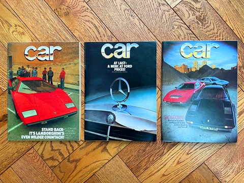 The best CAR magazine covers of the 1970s