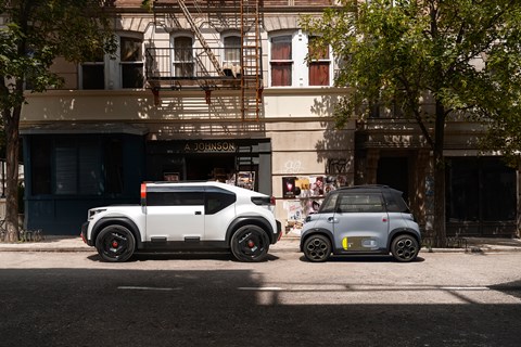 Citroen Oli (left) and Ami (right): think-different EVs
