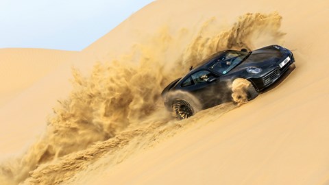 New Porsche 911 Dakar goes dune-bashing in the desert