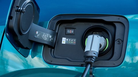Peugeot 408 crossover review on CAR magazine - charging plug socket