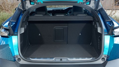 Peugeot 408 crossover review on CAR magazine - boot space