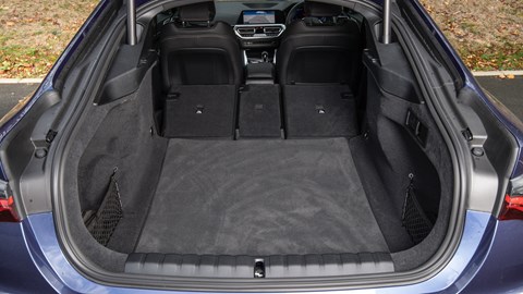 Alpina B4 Gran Coupe boot seats down