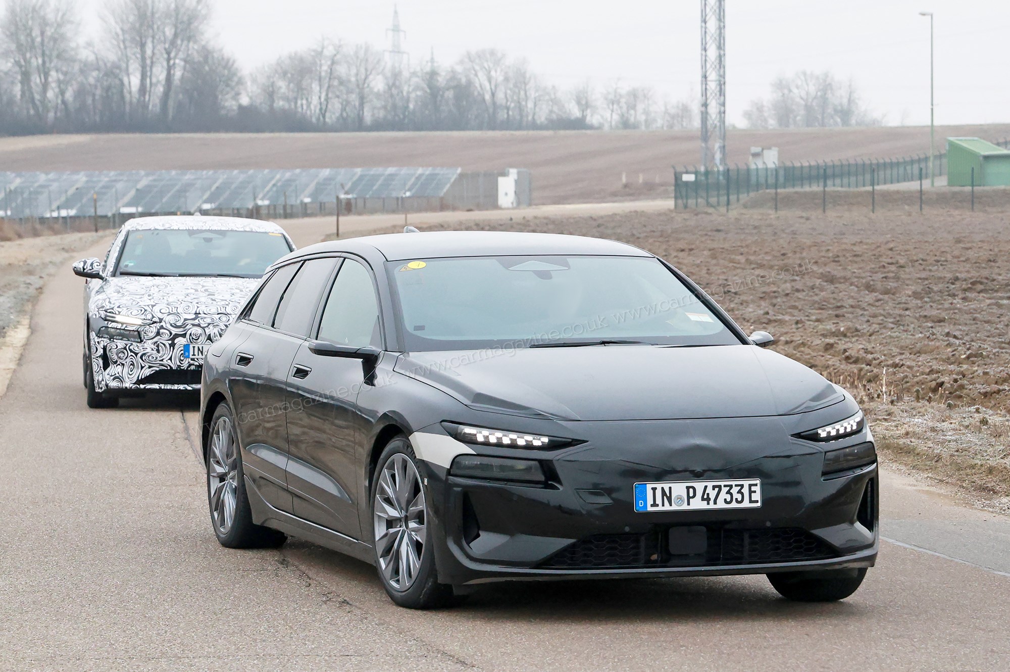 Audi A6 e-Tron Avant: electric estate spotted with barely any disguise