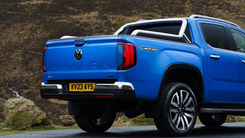 VW Amarok's rear loading bay