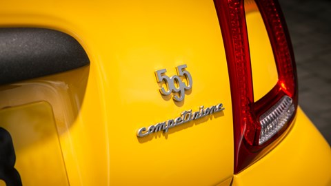 Abarth 595 (2022) review: rear badge