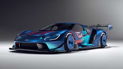 Ford GT Mk IV track car: front three quarter static