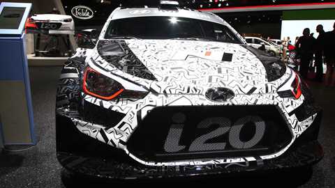 Hyundai WRC car at Paris