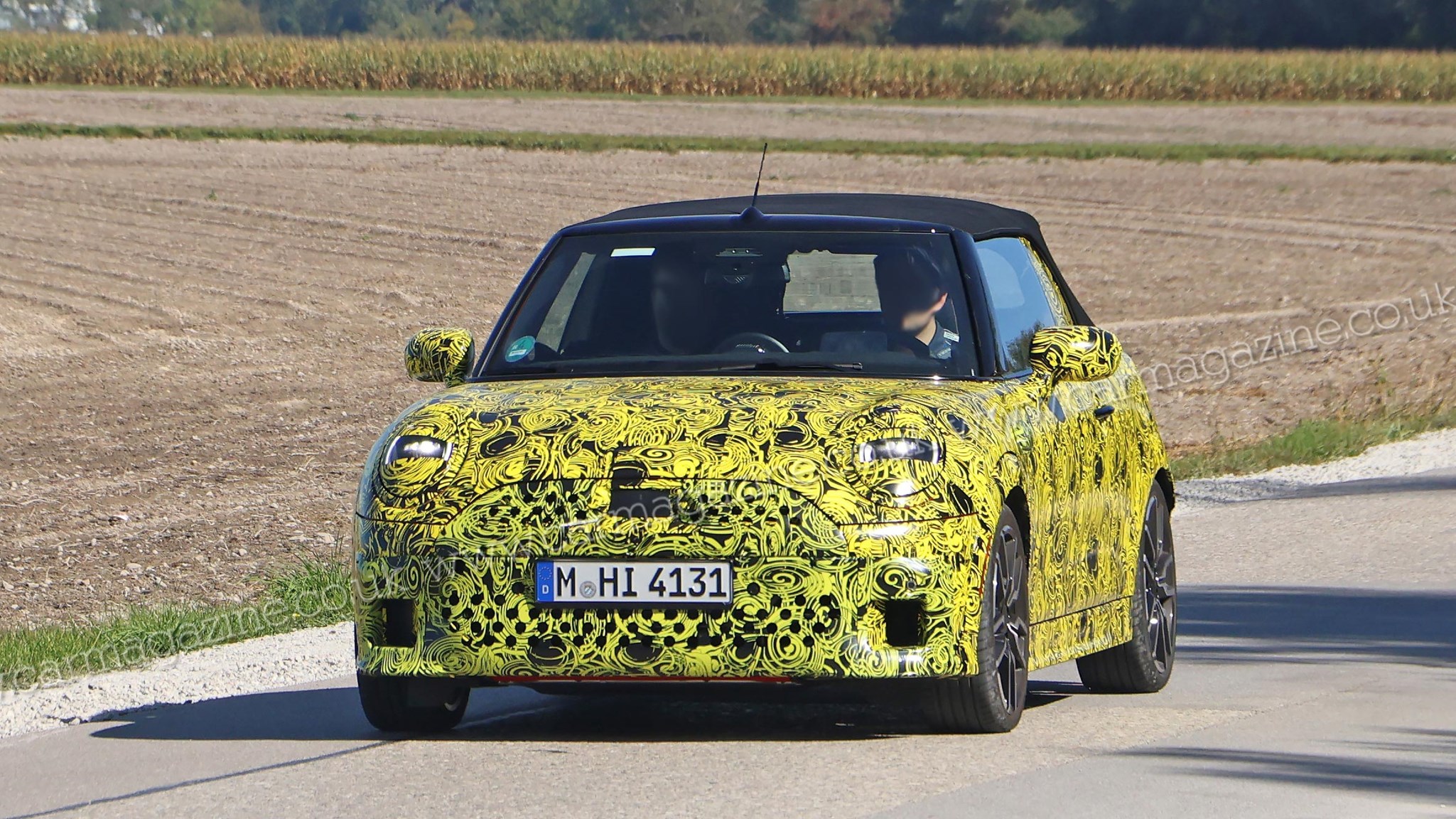 Next-Generation Mini Convertible Spotted in Munich