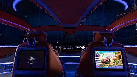 Qualcomm concept: dashboard and interior
