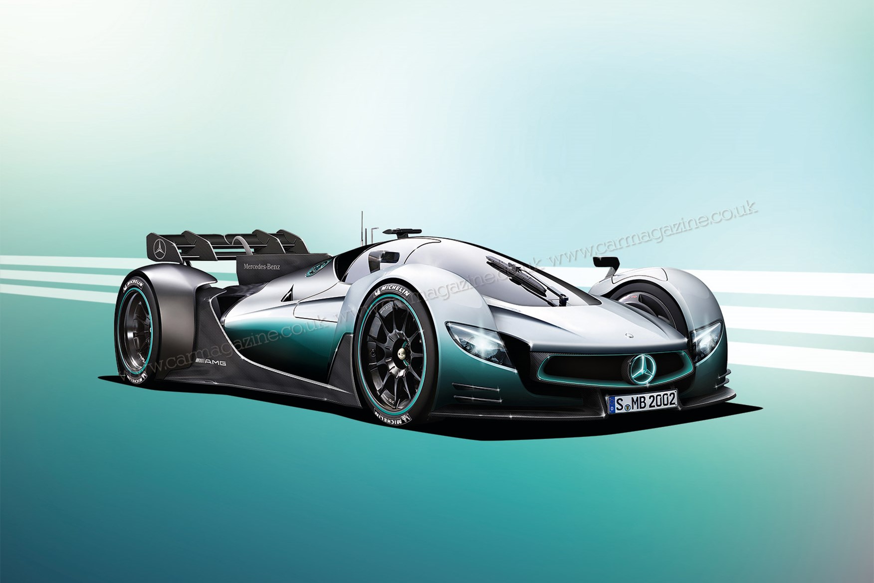 mercades-omg AMG's 1000bhp Project One hypercar uncovered…literally