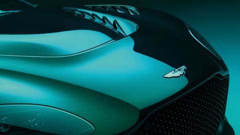 Aston Martin DBS 770 Ultimate horseshoe bonnet vent for improved engine cooling