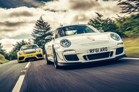 Peak Porsche: 718 Cayman GT4 RS chases 911 GT3 RS 4.0