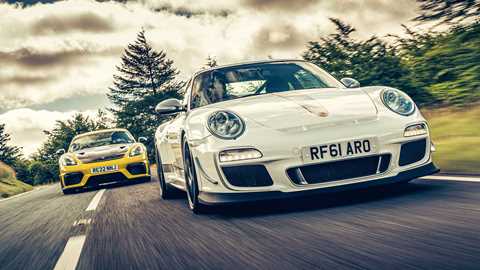 Peak Porsche: 718 Cayman GT4 RS chases 911 GT3 RS 4.0