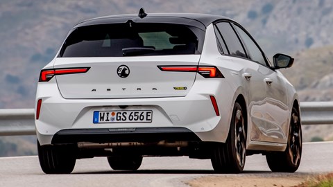 Vauxhall Astra GSe rear cornering