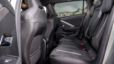 Vauxhall Astra GSe rear seats