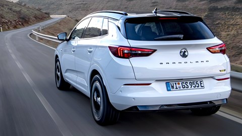 Vauxhall Grandland GSe rear driving