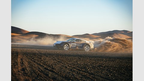 First drive of the new Porsche 911 Dakar in the desert