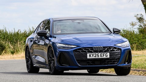 Audi A6 front cornering