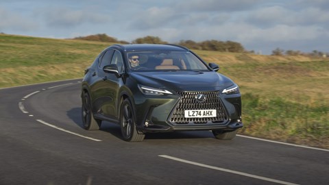 Lexus NX front cornering