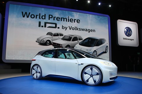 The VW I.D. at the Paris motor show