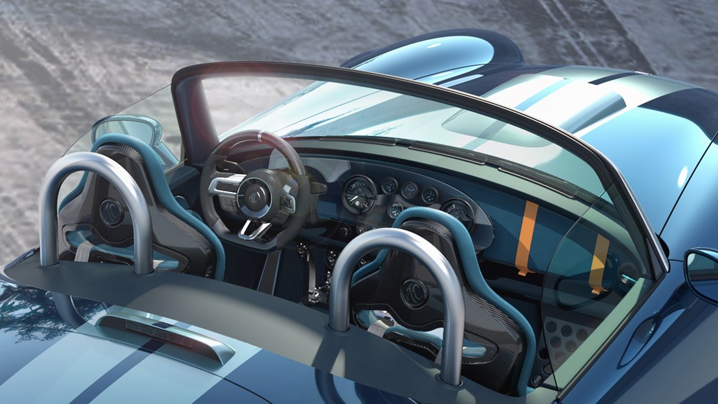 AC Cobra GT Roadster (2023): interior, CAD render