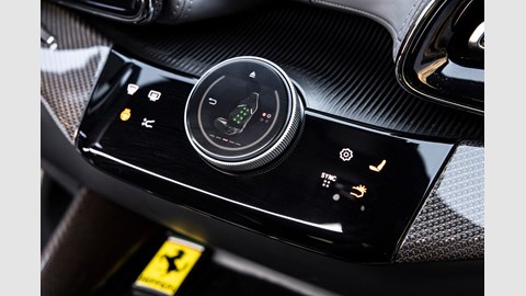 Ferrari Purosangue climate control dial