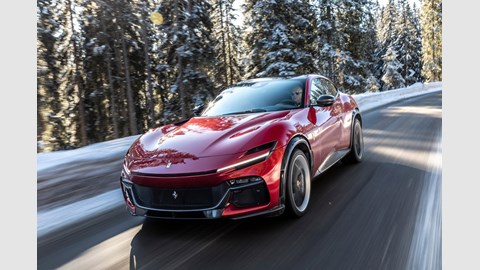 Ferrari Purosangue front tracking