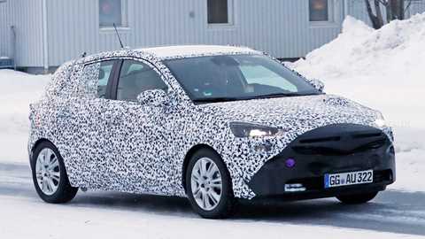2017 Vauxhall/Opel Corsa spyshots