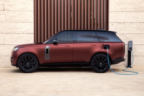 Range Rover charging - best luxury hybrid